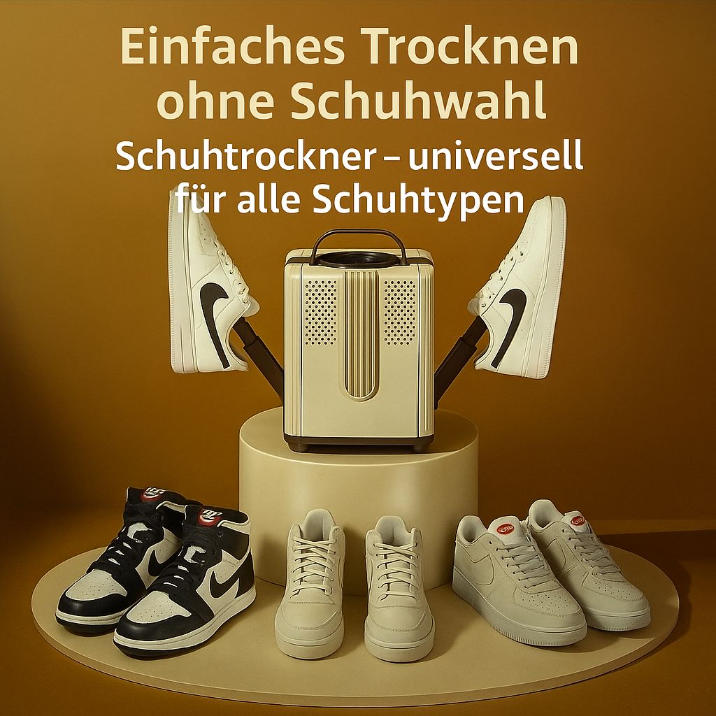 Schuhtrockner mit sechs Armen